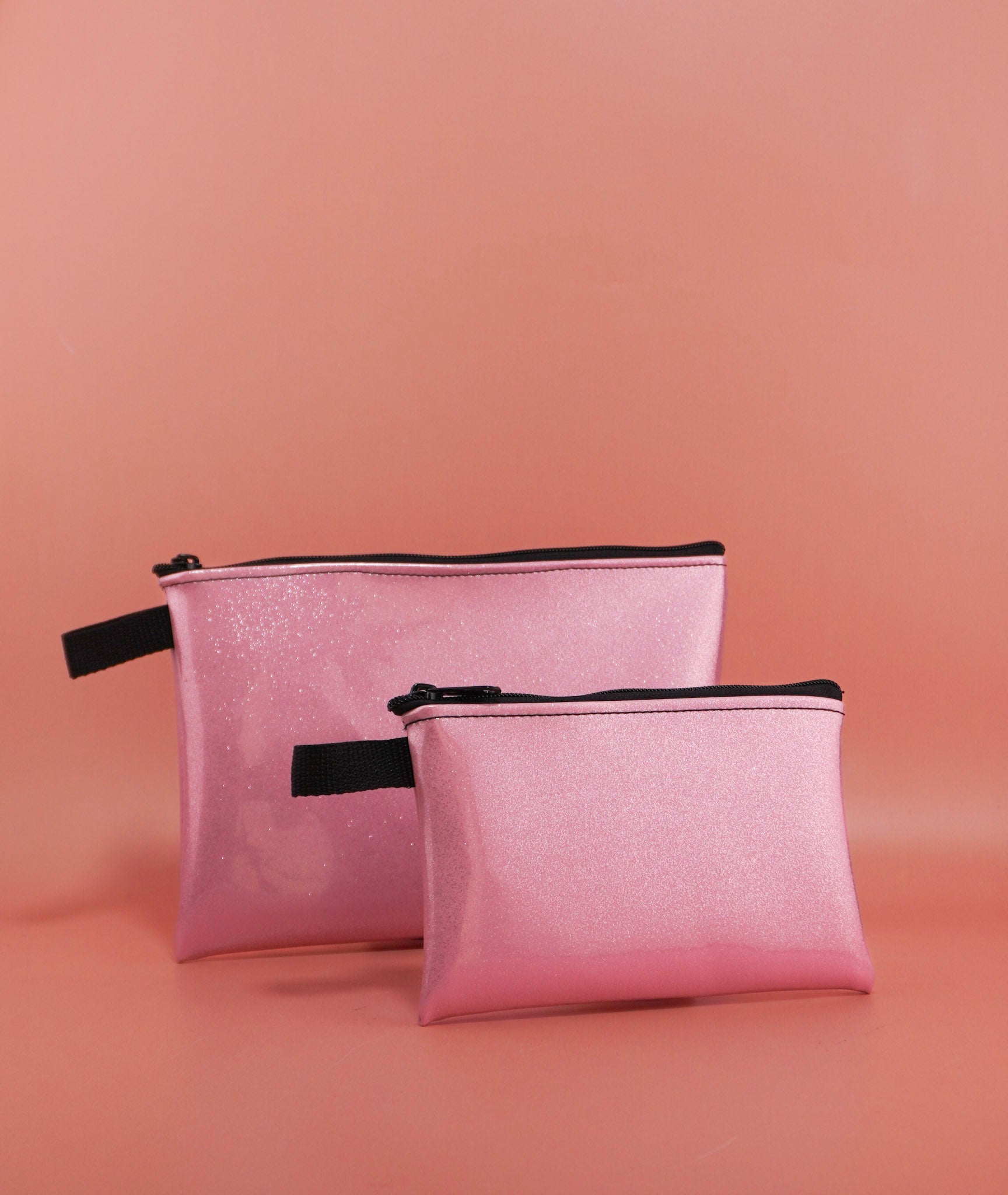 Large Pink Sparkle Pouch