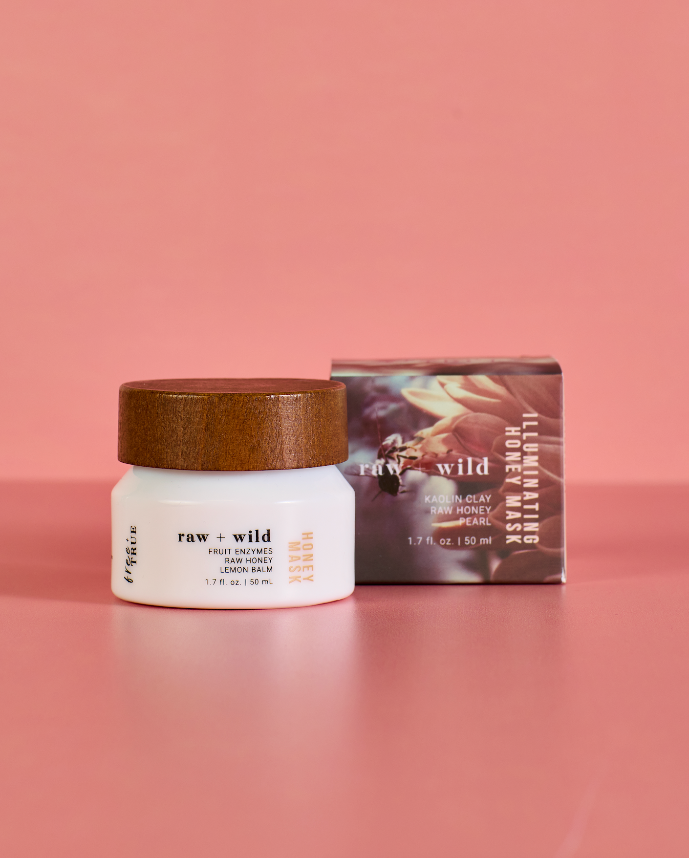 Raw + Wild - Máscara iluminadora de miel (1.7 fl oz)